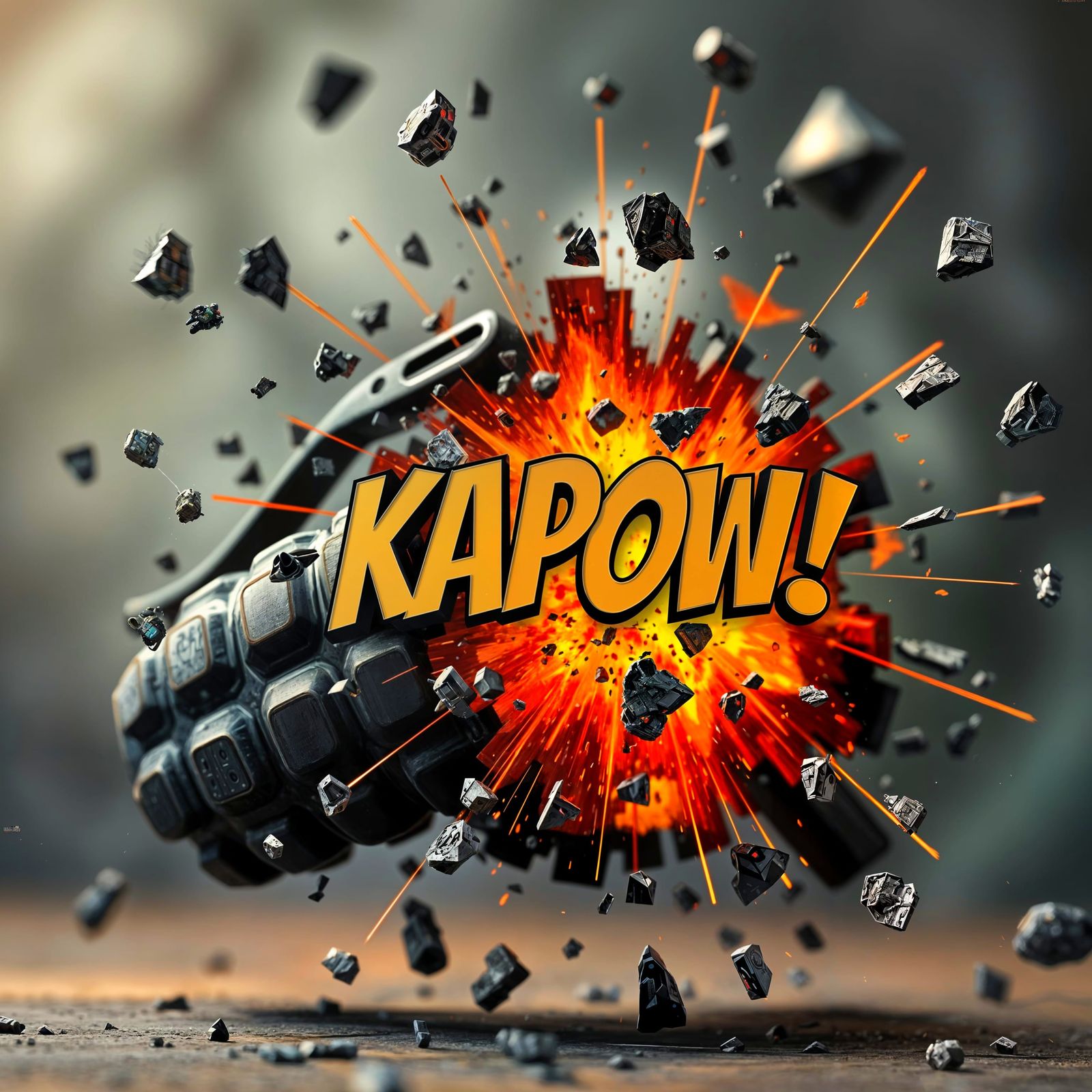 Exploding Hand Grenade!