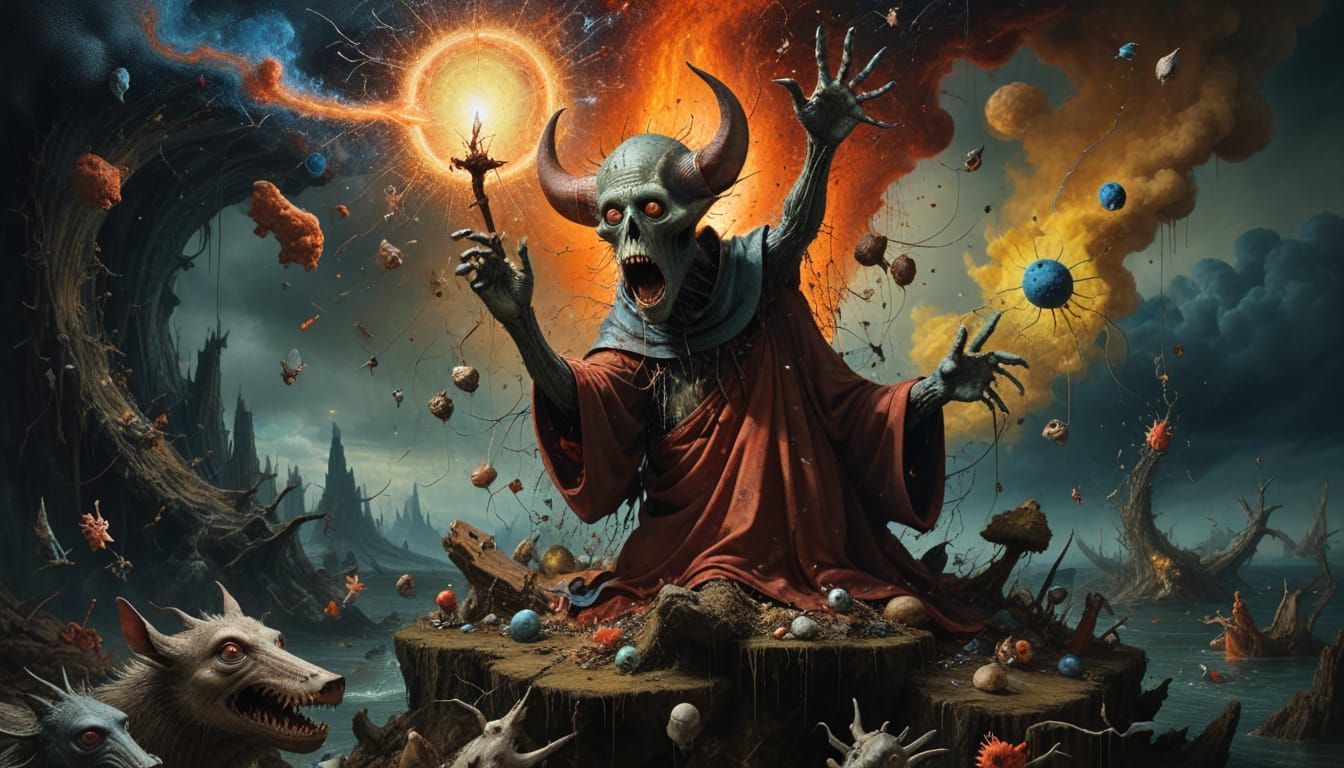 Temptation of Saint Anthony: Surreal Chaos