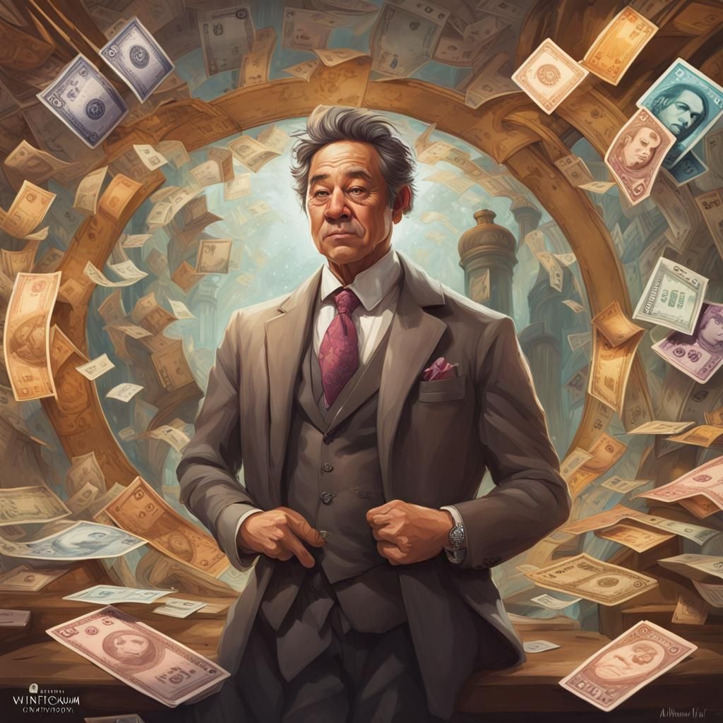 Financial Education Board Game Concept Art in 8K