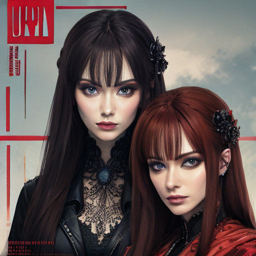 The Act of Observation in a Vibrant Color Palette