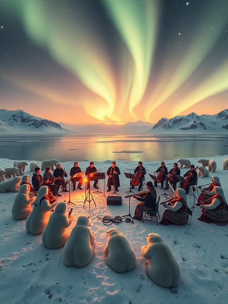 A short musical break before the supper…