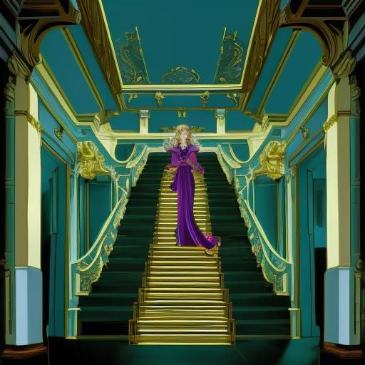 Majestic Staircase Ascending to the Sky