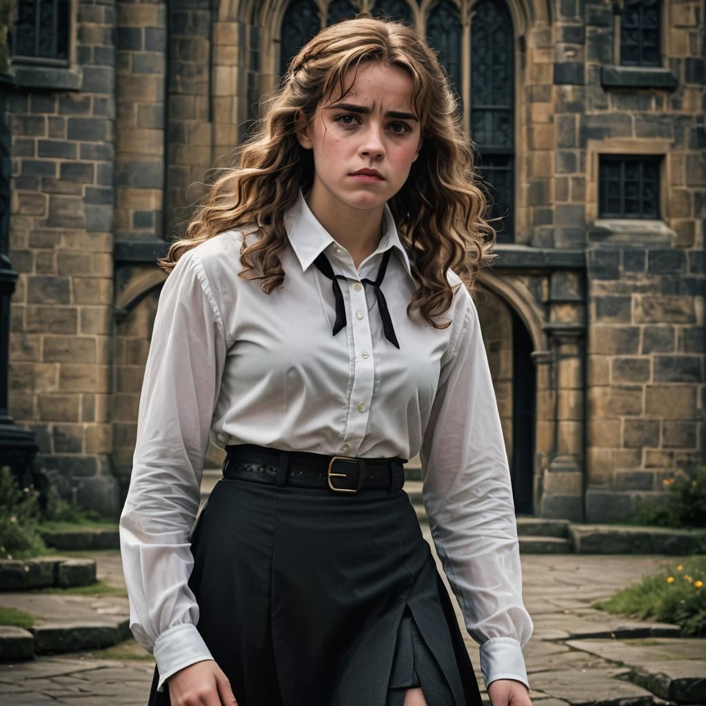 Hyperrealistic Image of Adult Hermione Granger