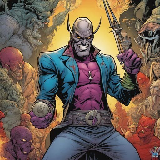 AI Generated Image of a Villain