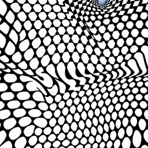 Abstract Flow of Time: Graphic Score in Pastel Colors