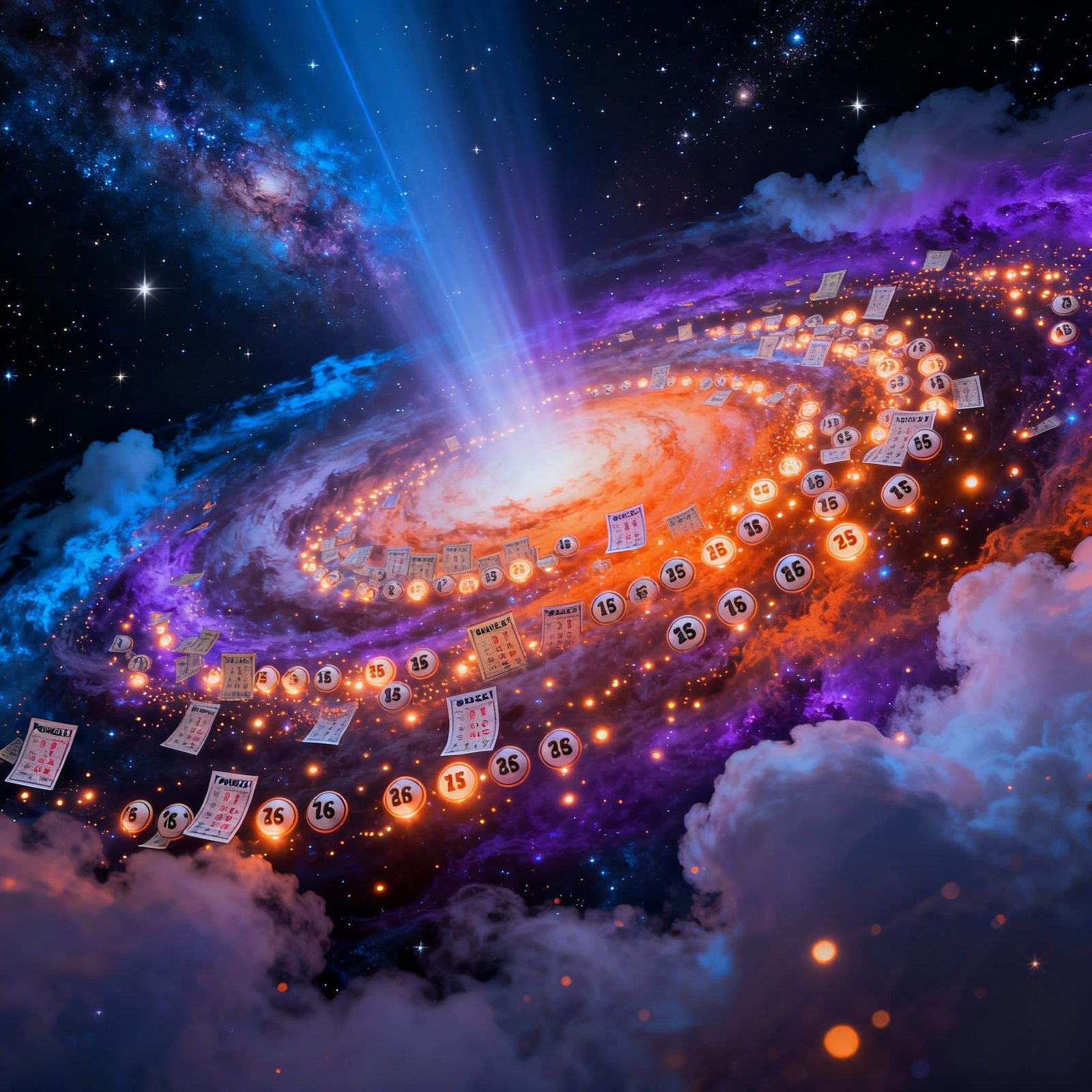 Cosmic Nebula of Powerball Lottery Possibilities