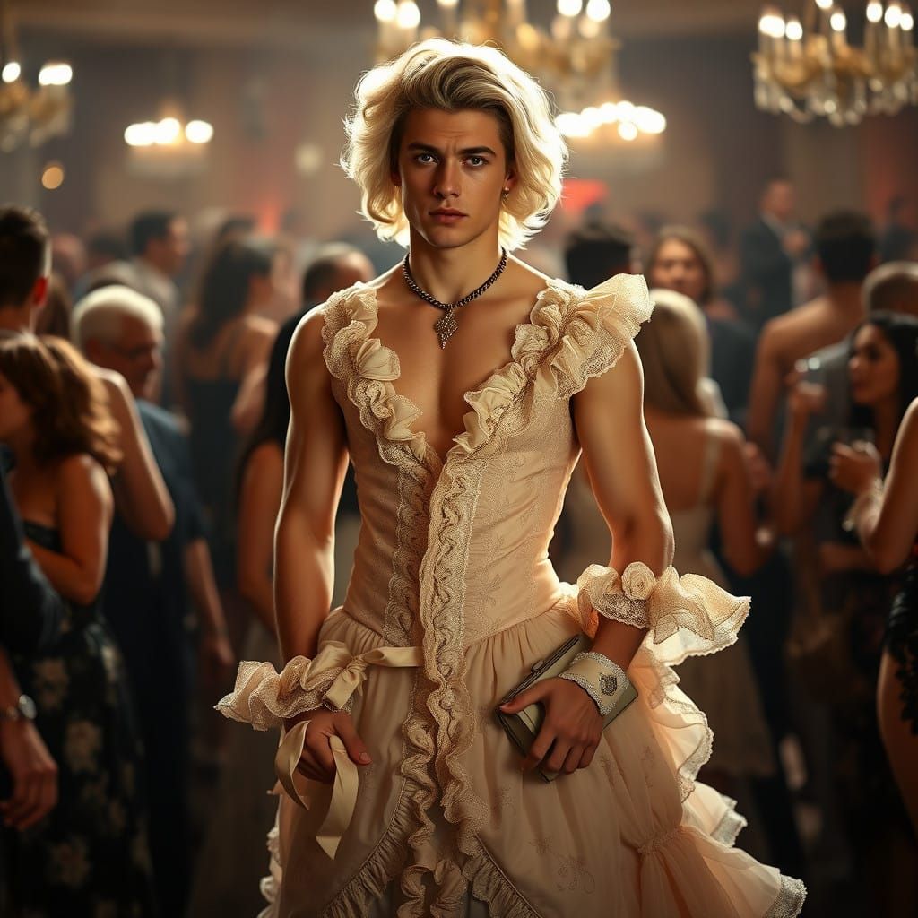 Elegant Masquerade of Fear and Vulnerability