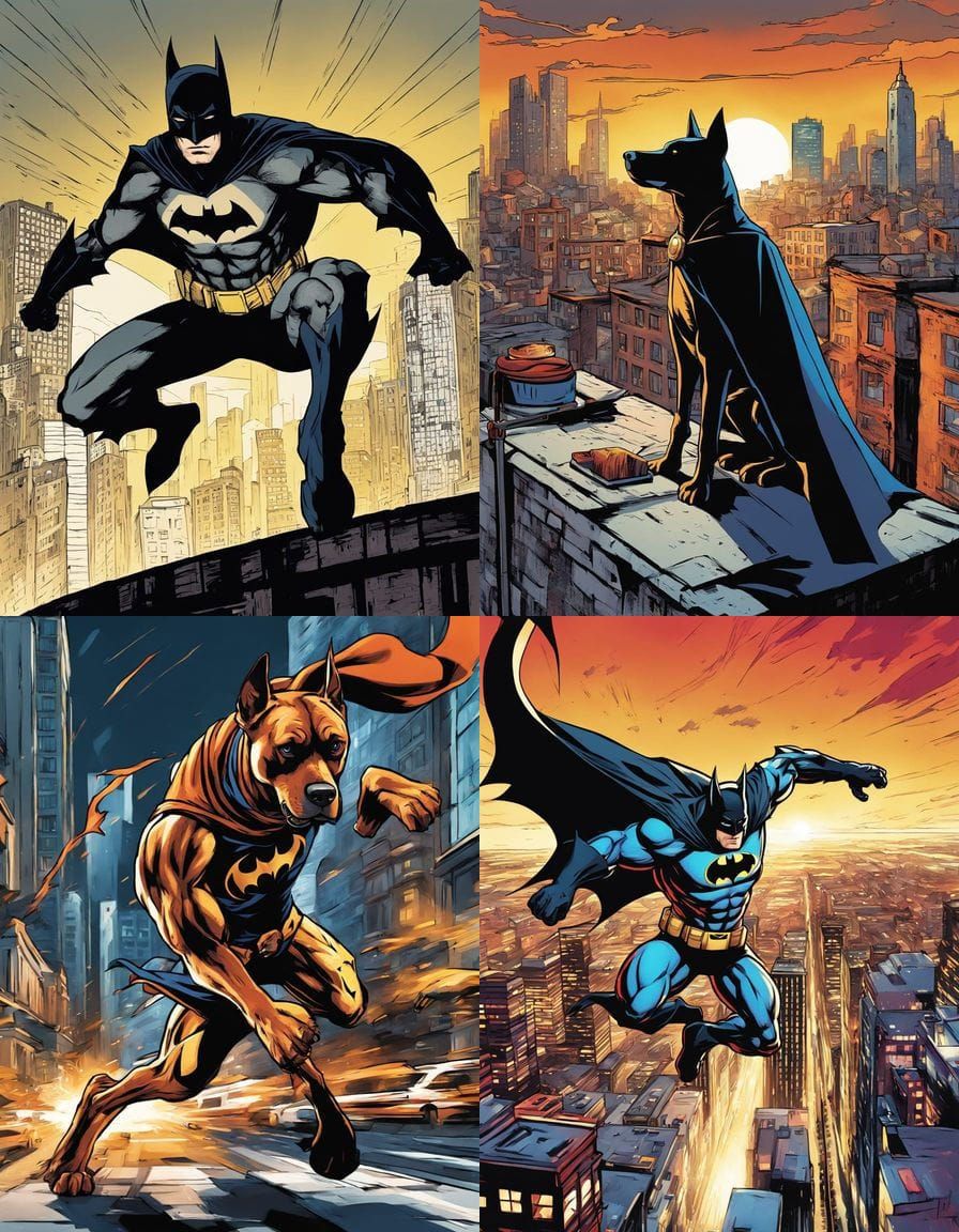 Batman Canine Crusader Bounces Through City Streets