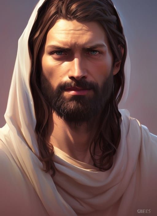 Hyperdetailed Portrait of Jesus Christ in Unreal Engine