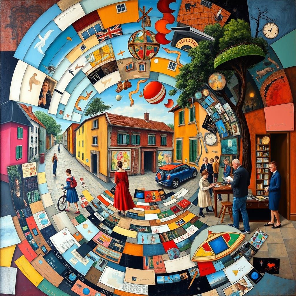 Kaleidoscope of Life: Collage Art in Abstract Expressionism