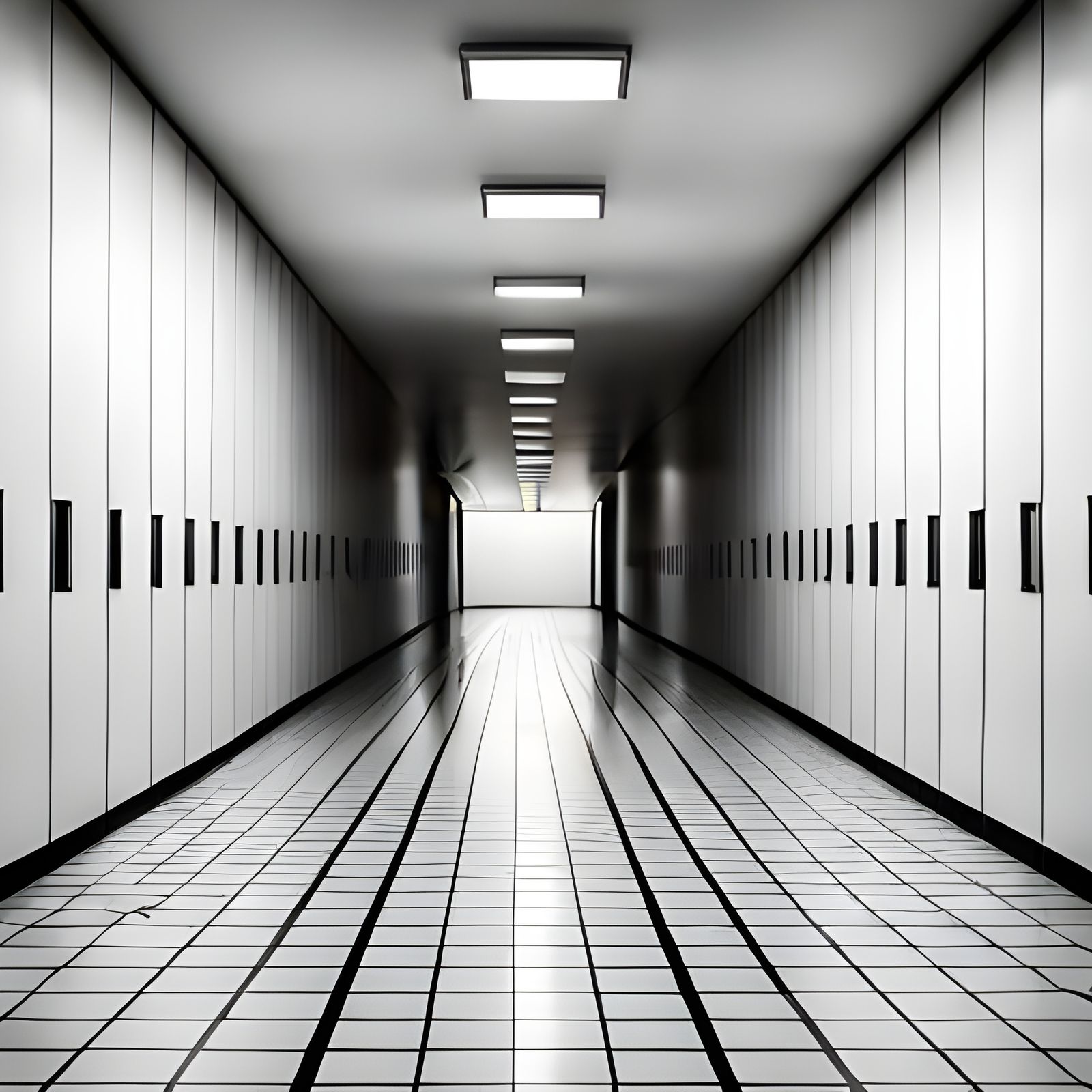 Abstract Concept Visualized in Infinite Corridor