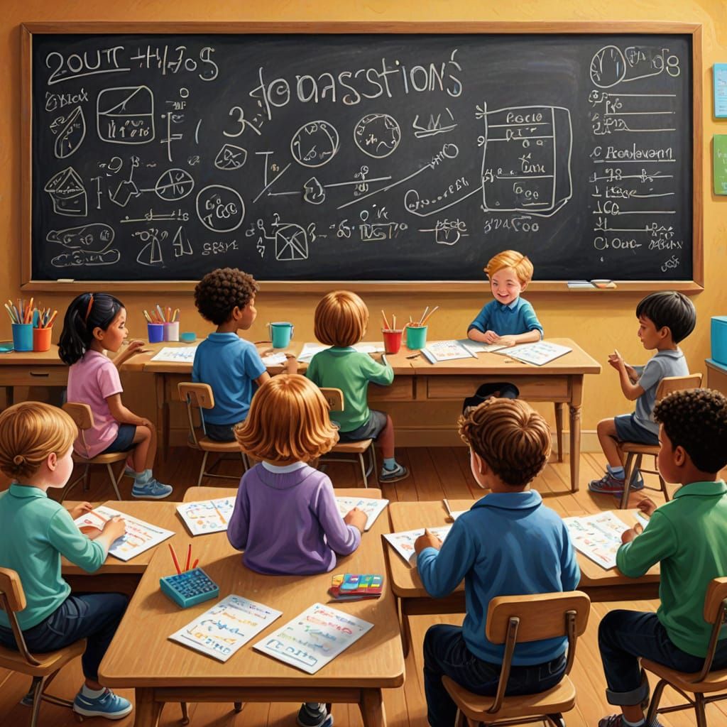 Graham Cracker Math Teacher in Whimsical Classroom