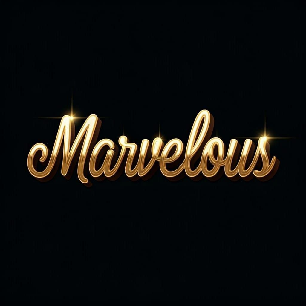 Marvelous in Gold Leaf Art Deco Font