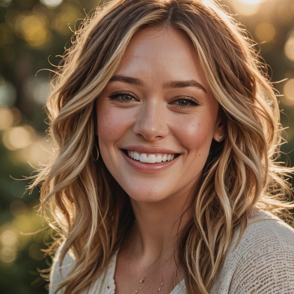 Portrait of Smiling Woman in Natural Light