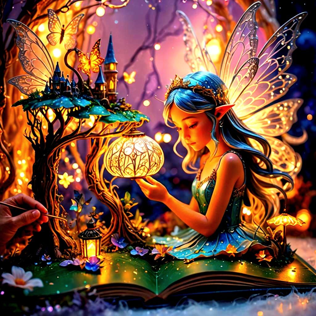 Magical Fairy World Pop-Up Book by Thomas Kinkade