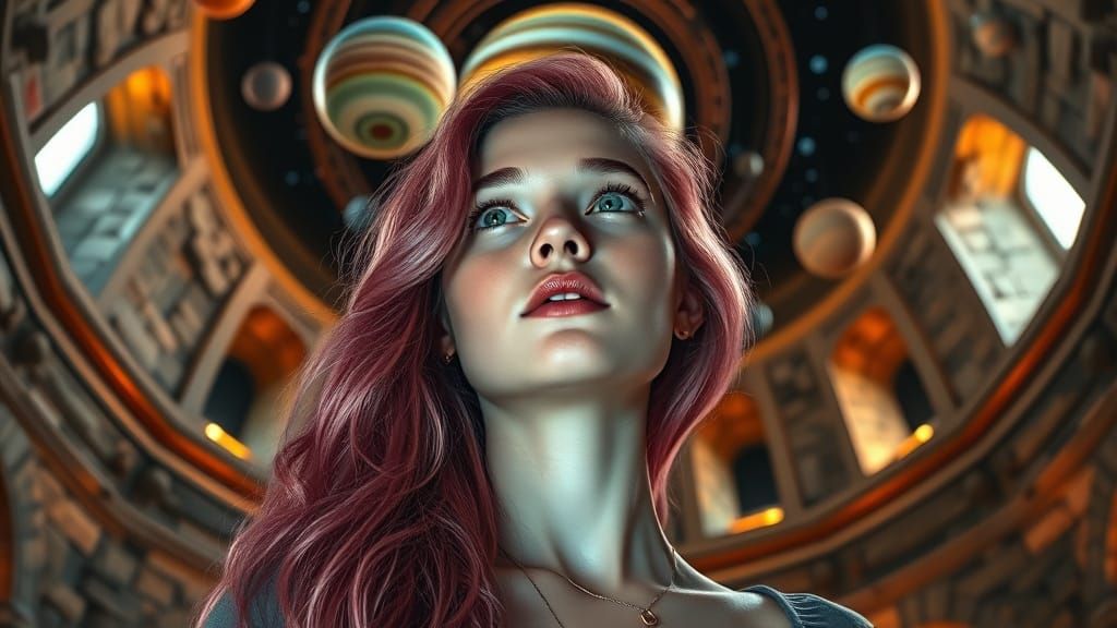 Ethereal Beauty in the Planetarium