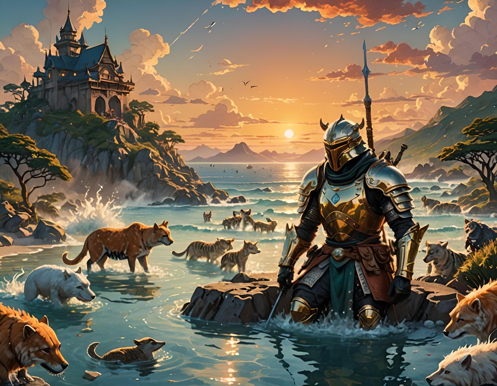 Monster Hunter: Armored Hunter in Hot Springs