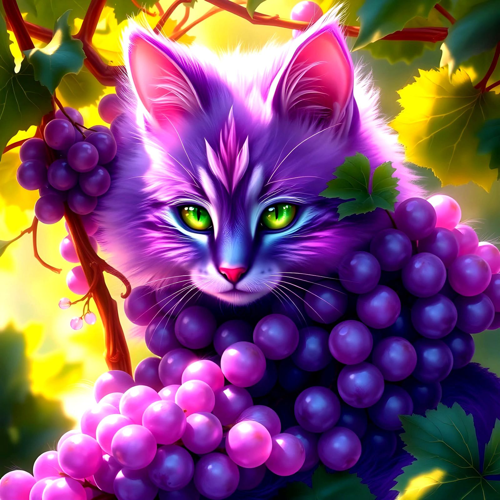 Grape cat