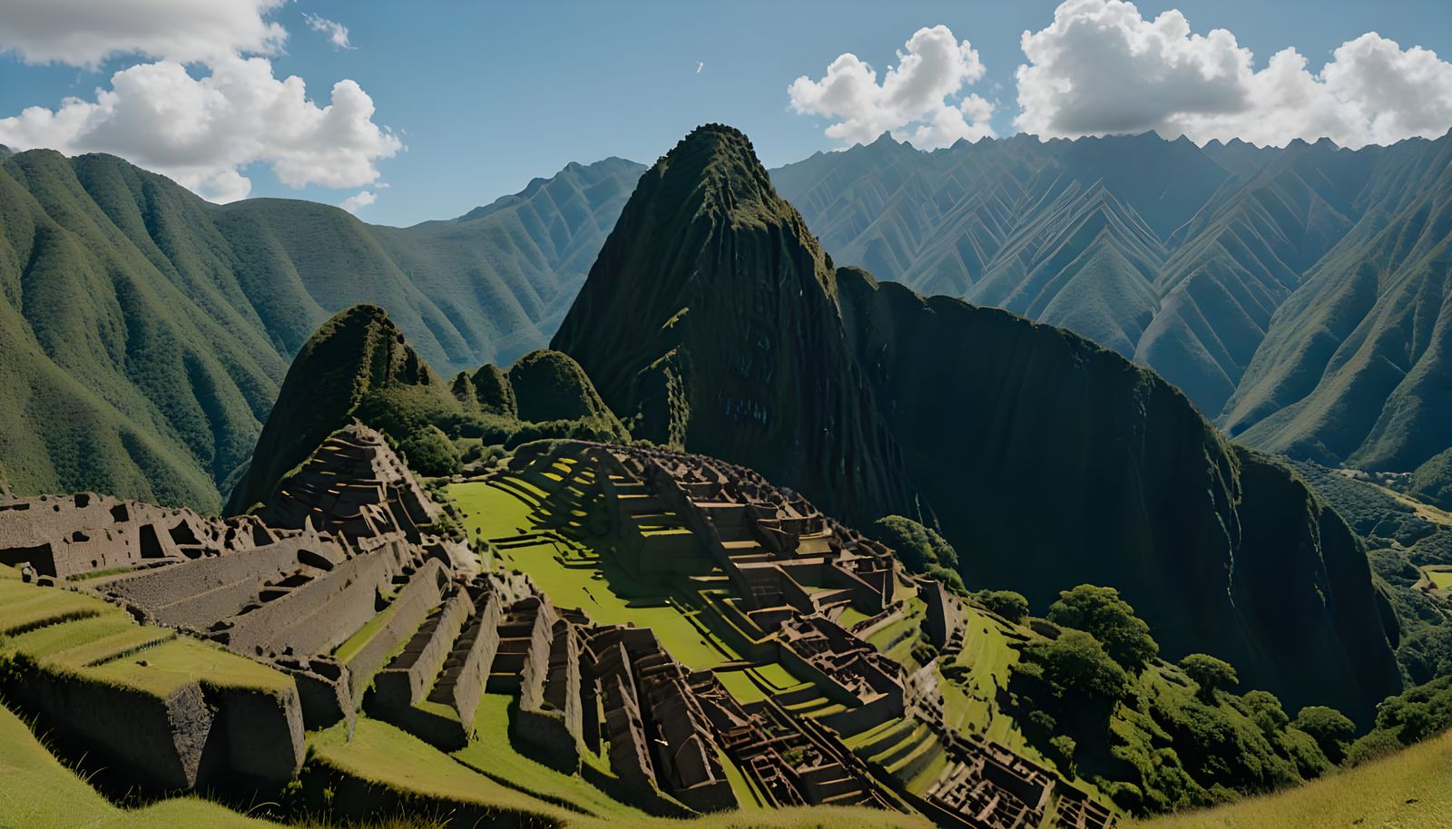 Majestic Machu Picchu Landscape Photography at Midday