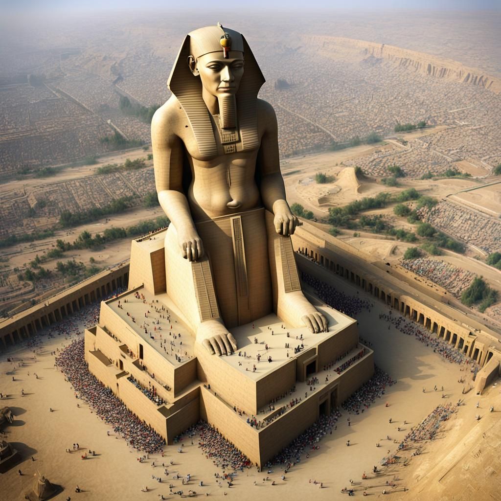 Great Sphinx of Giza: Fantasy Concept Art