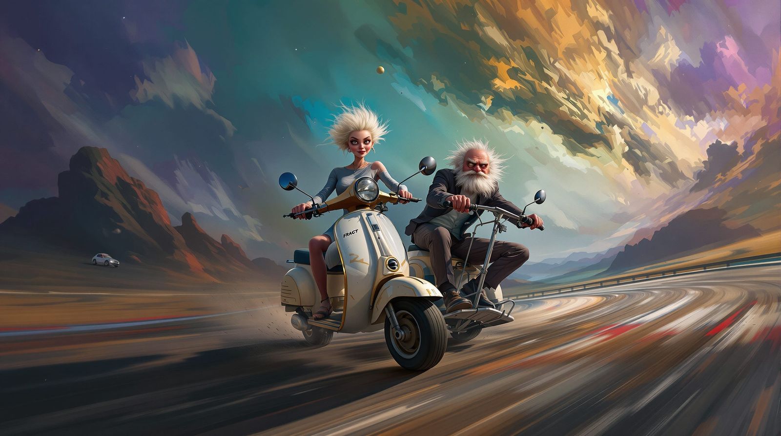 Wild Grandparent Racers Video Game Cover