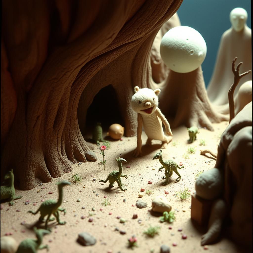 Surreal Crocheted Creatures in Stop-Motion Animation