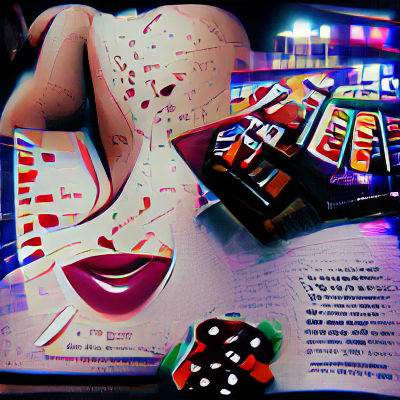 Vibrant Neon Cityscape at Night