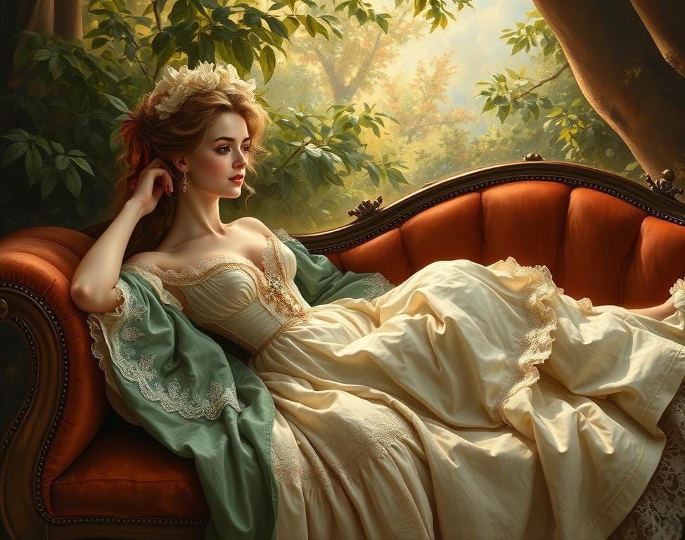 Dreamy Academic Art in Romantic Style