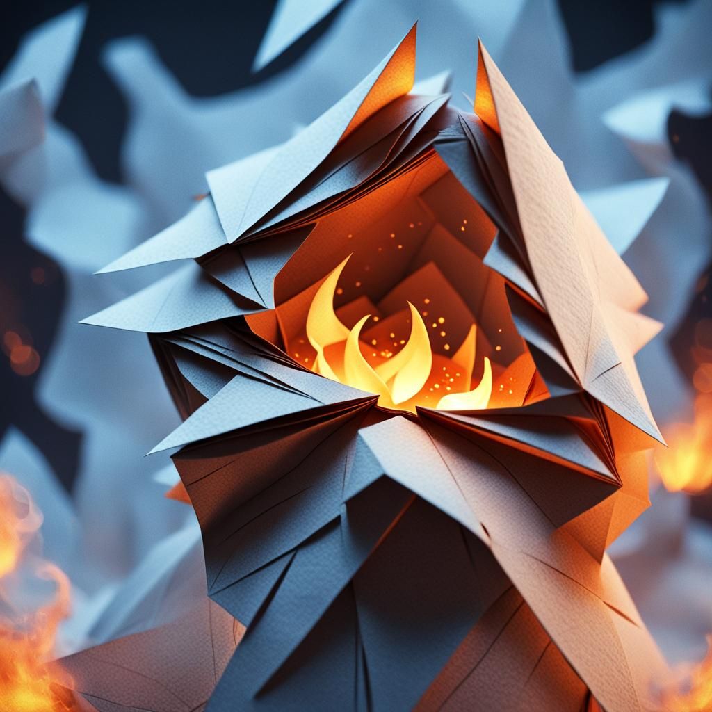 Mystical Llama Calcifer Illuminates Dark Whimsical Scene