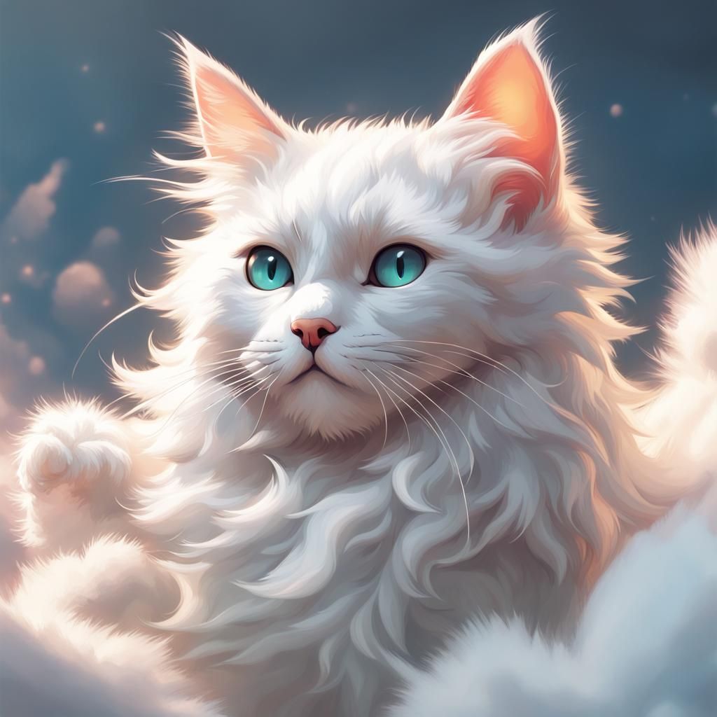 Cloud of Kittens: Hyperdetailed Concept Art