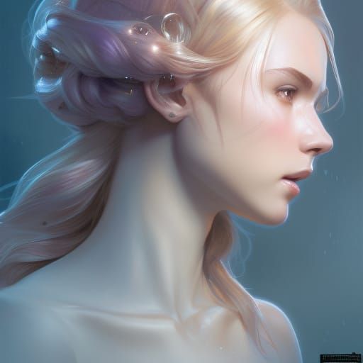 Beautiful Princess Portrait in Hyperdetailed Style