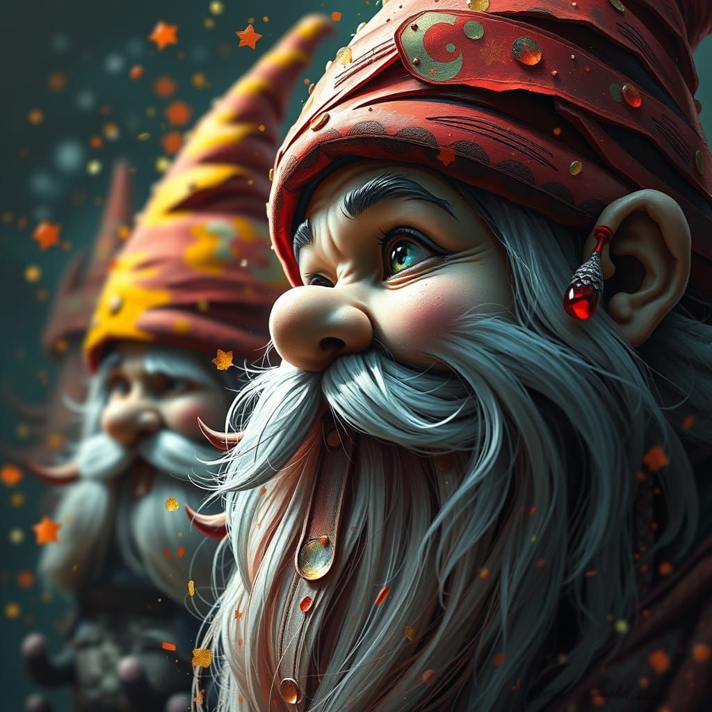 Hyperrealistic Gnomes Concept Art