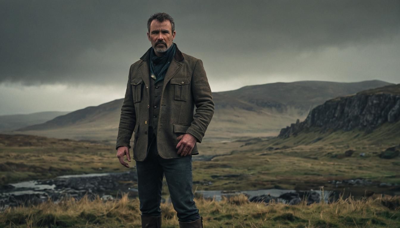 Robert the Bruce in Modern Dress, Cinematic Still