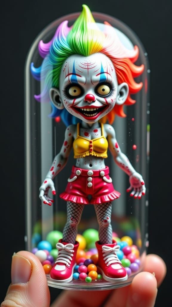 Gashapon capsule, Inside the capsule is a chaotic surprise toy.