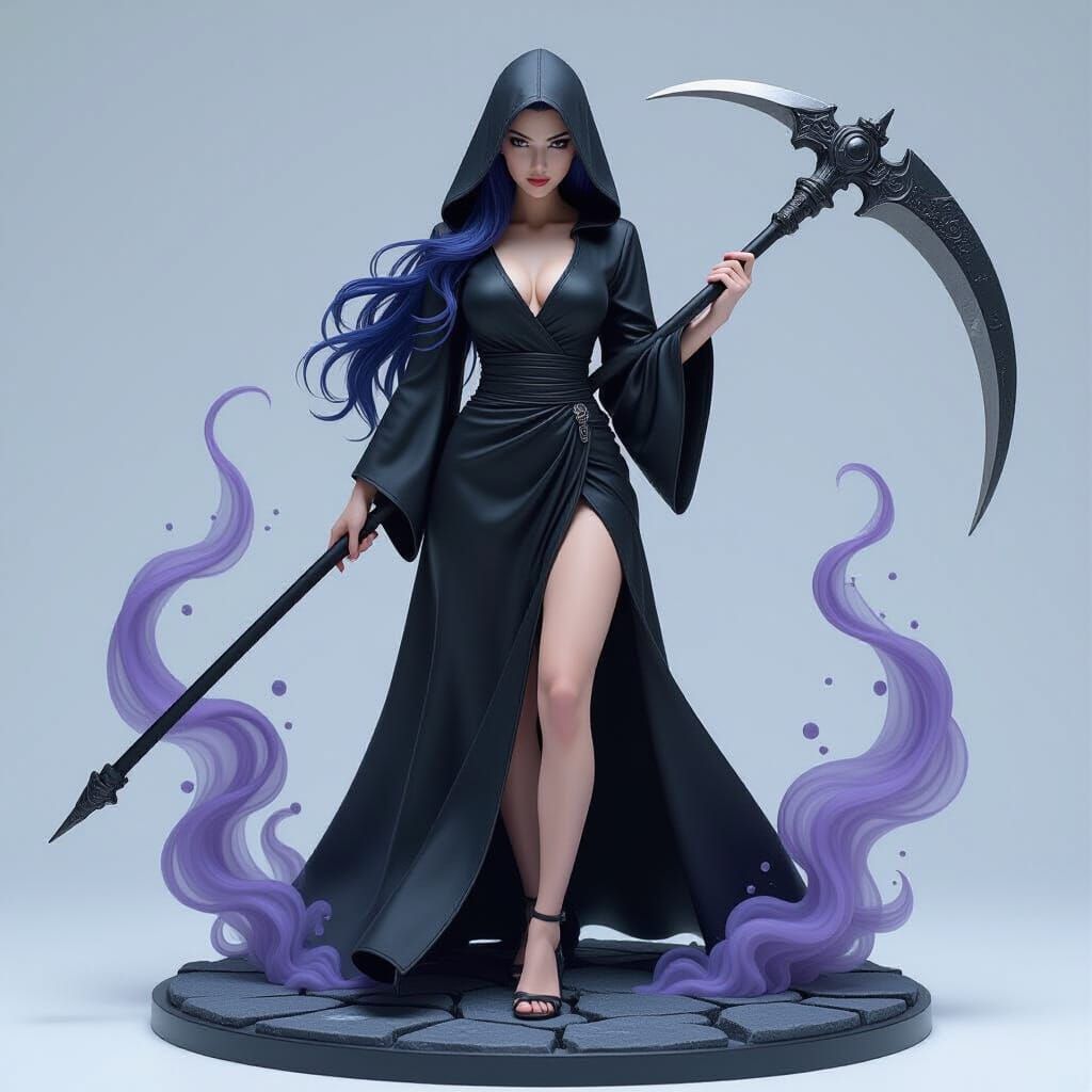 Mystical Angel of Death with Scythe