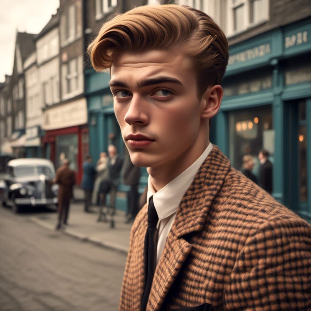 Classic Portrait of a British Lad as Movie Star