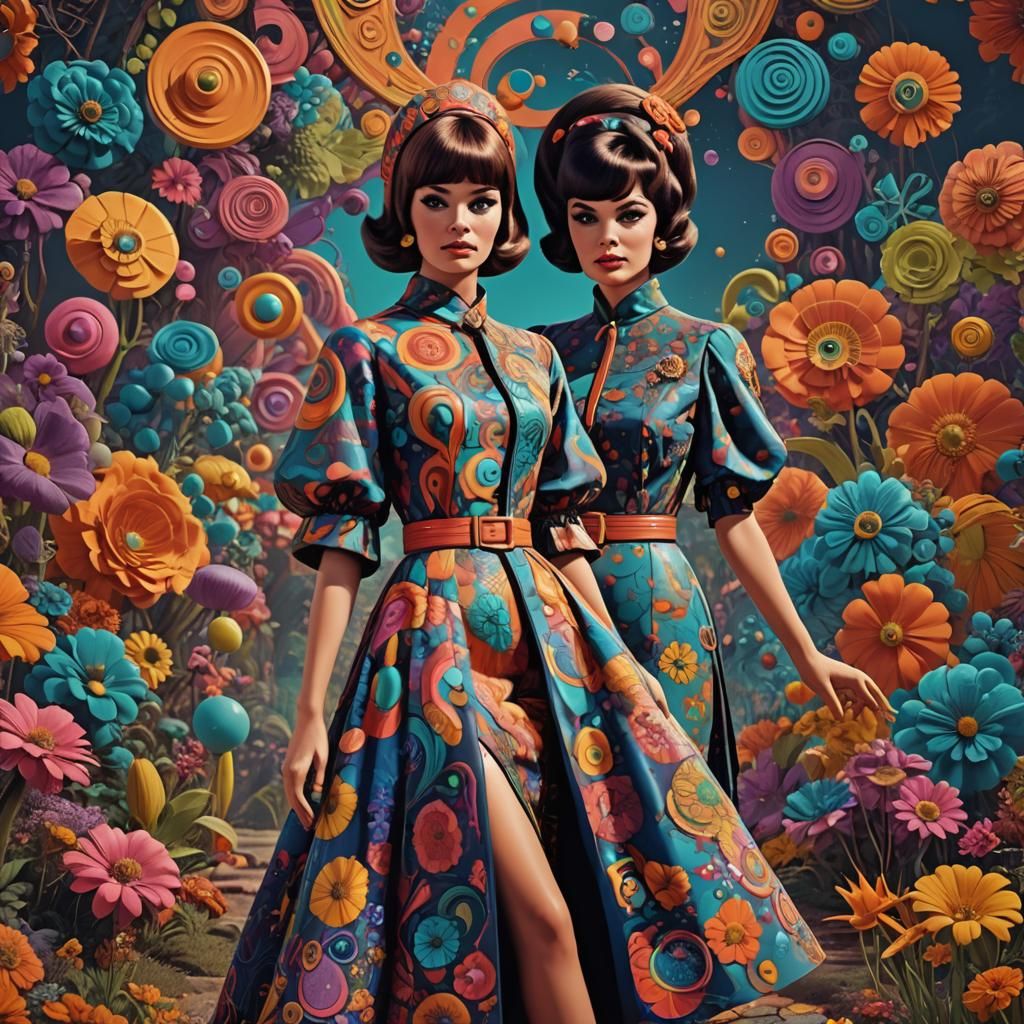 Groovy 1960's fashion