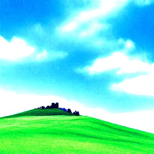 Windows XP Desktop Scene with Castle