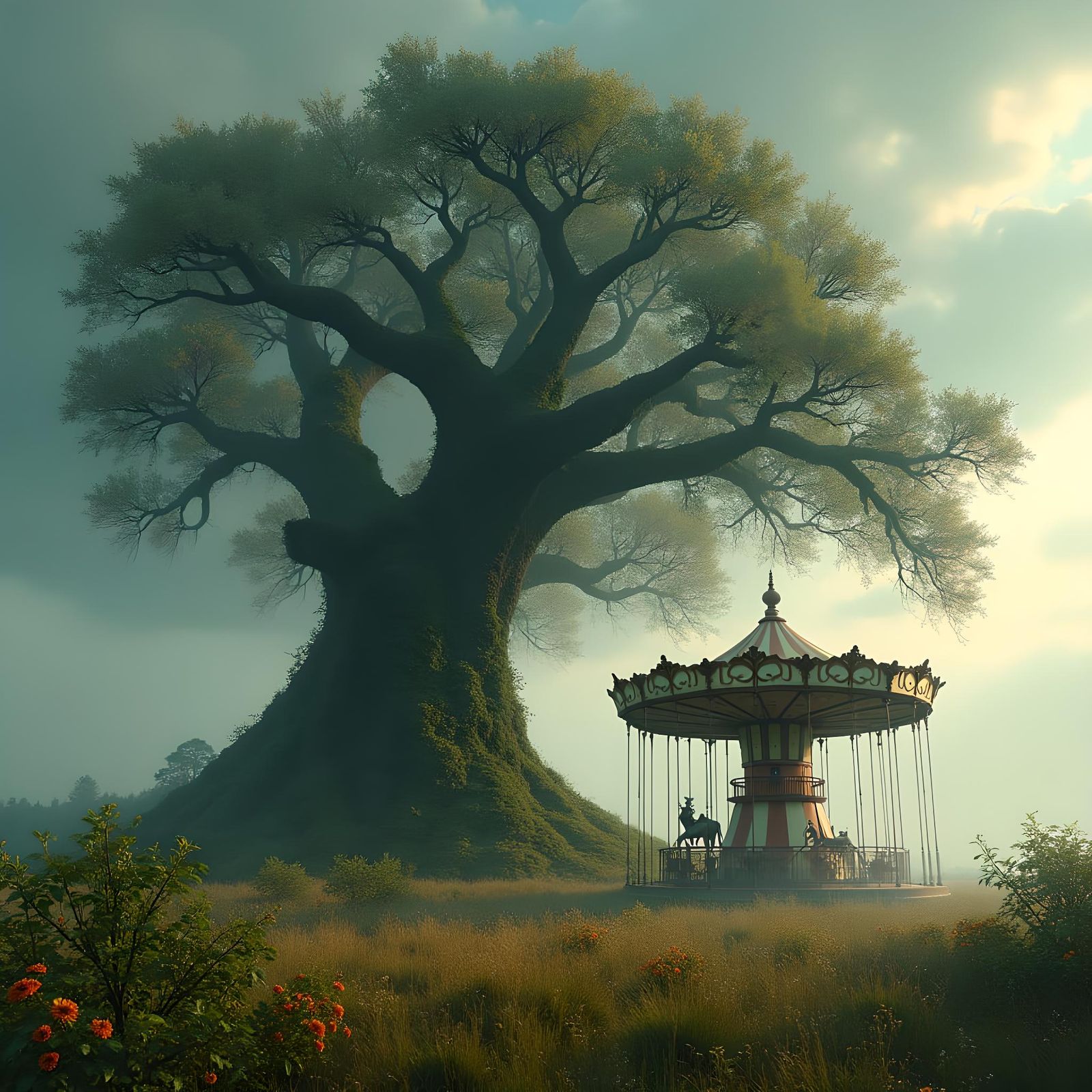 Modern Surrealism Art: Juxtaposition of Elements