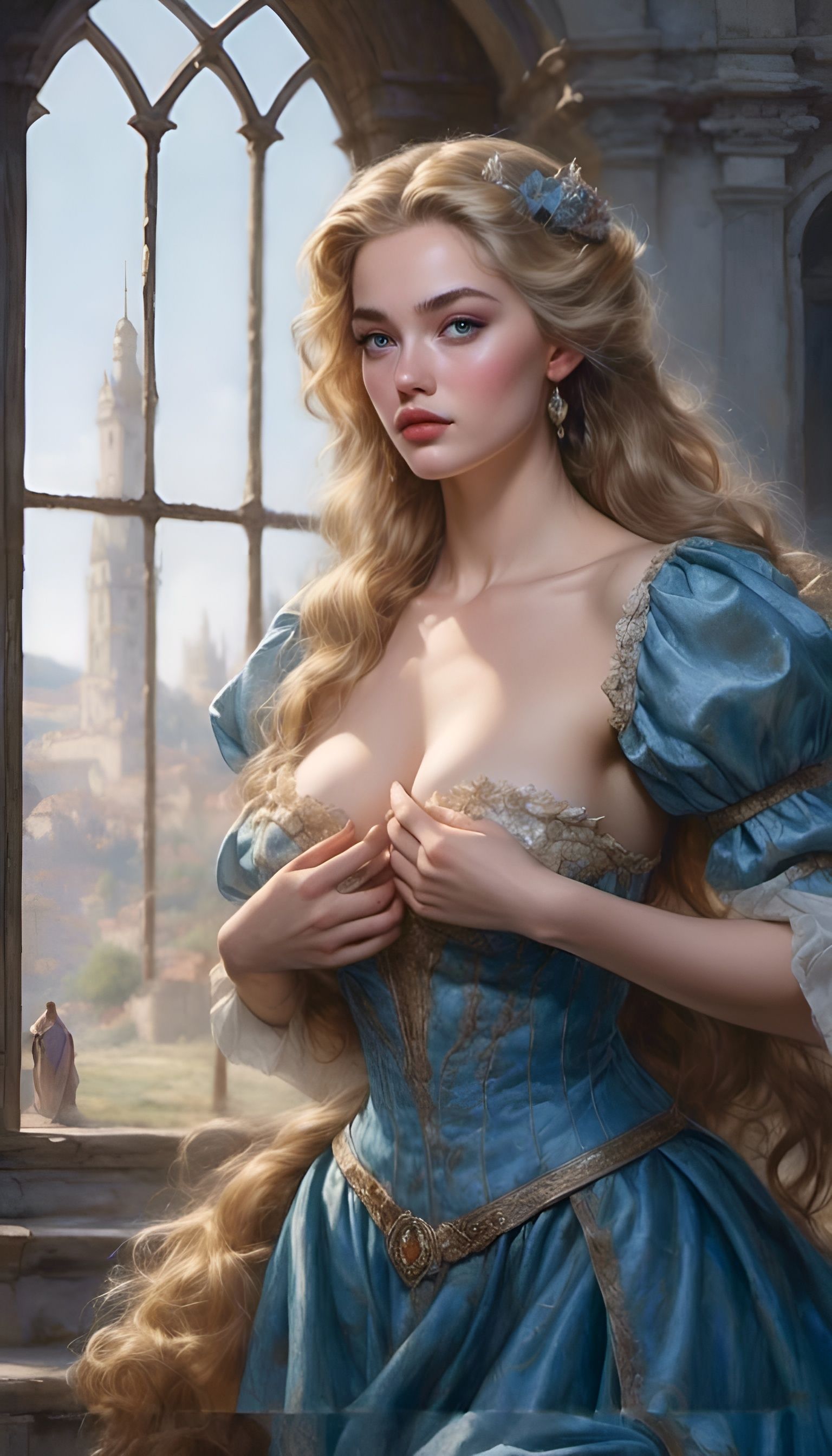 Cinderalla Prepares for the Ball