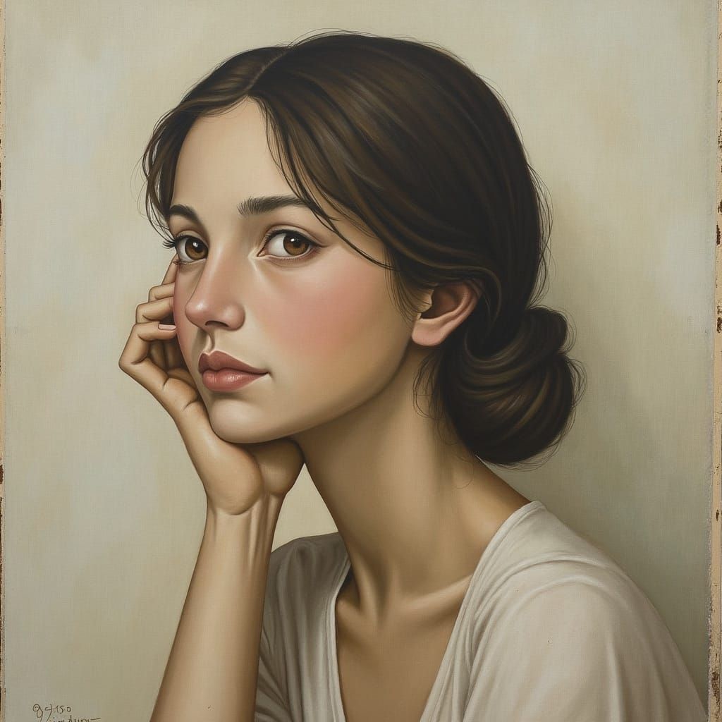 Ethereal Portrait in Style of Ash Thorp Digital Painting