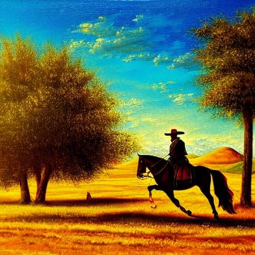 Don Quixote Rides at Sunset: Romantic Realism