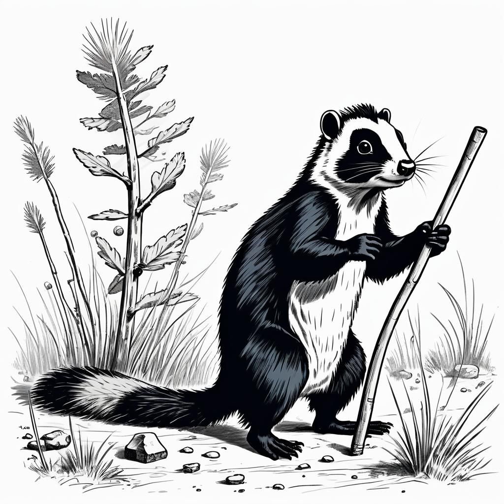 Confused Colonists Discover a Skunk