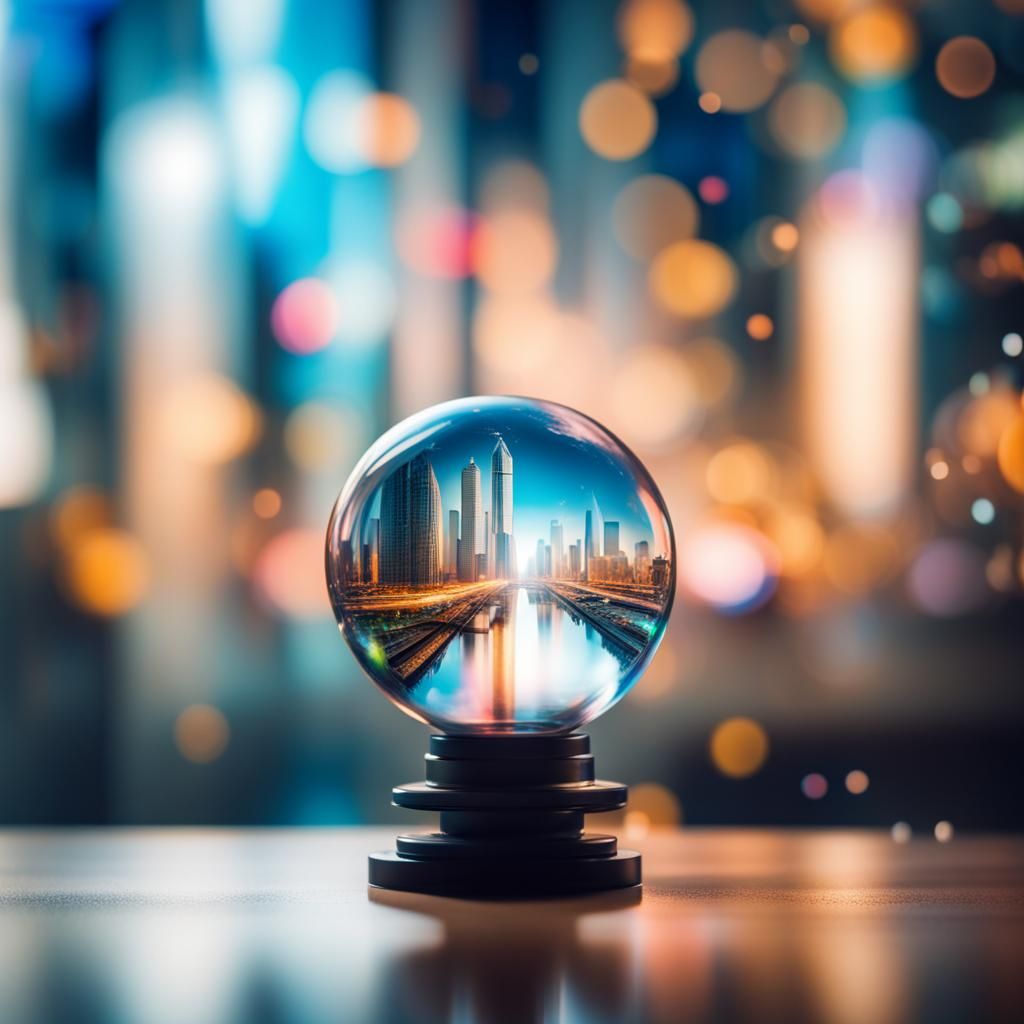 Balanced Futuristic World in Professional Photography Style