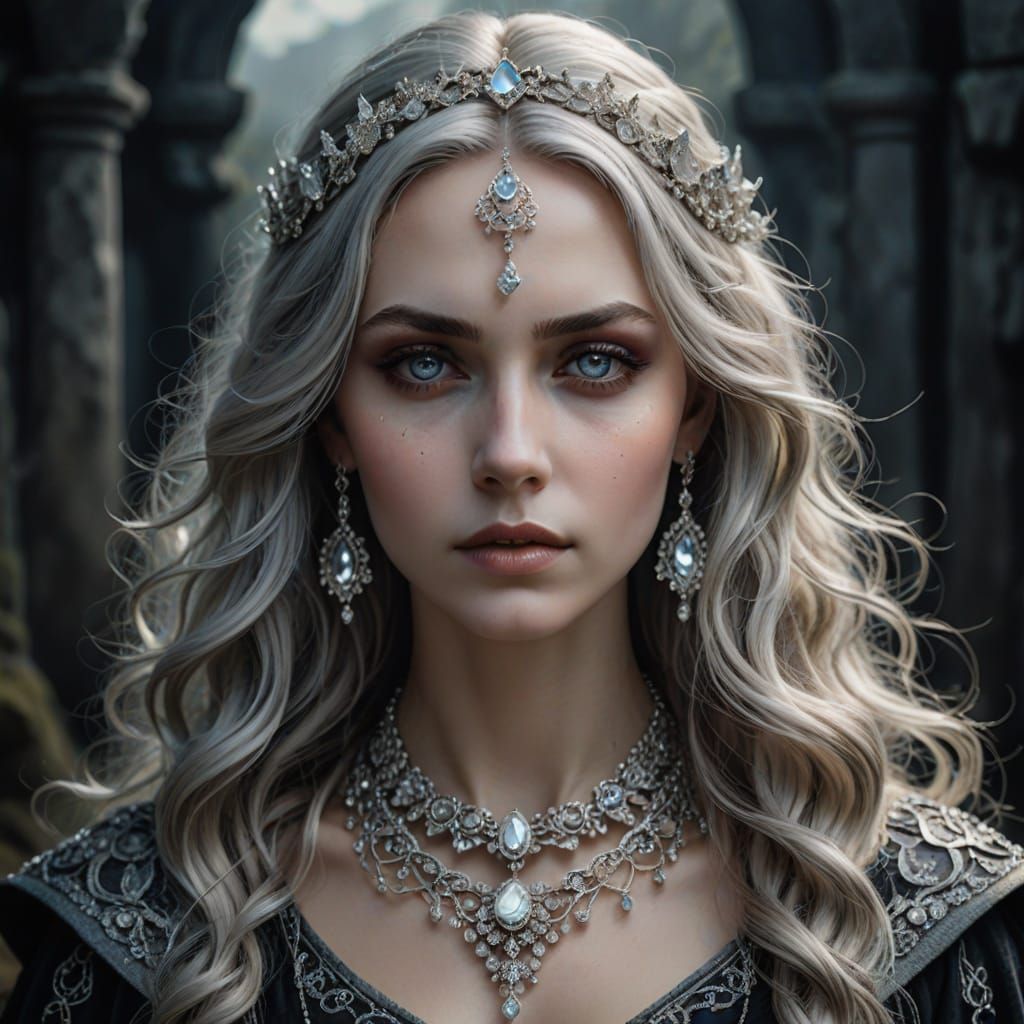 Melinoe, Goddess of Ghosts, Close Portrait