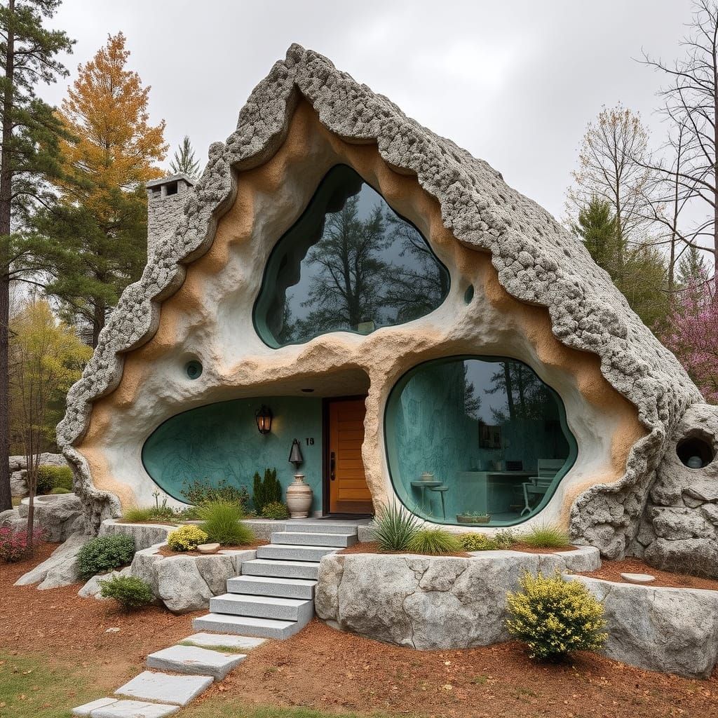 Geode House: A Unique Crystal Dwelling