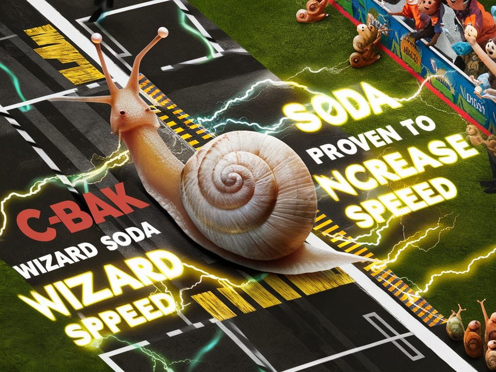 Snail Wins Race with CBAK Wizard Soda
