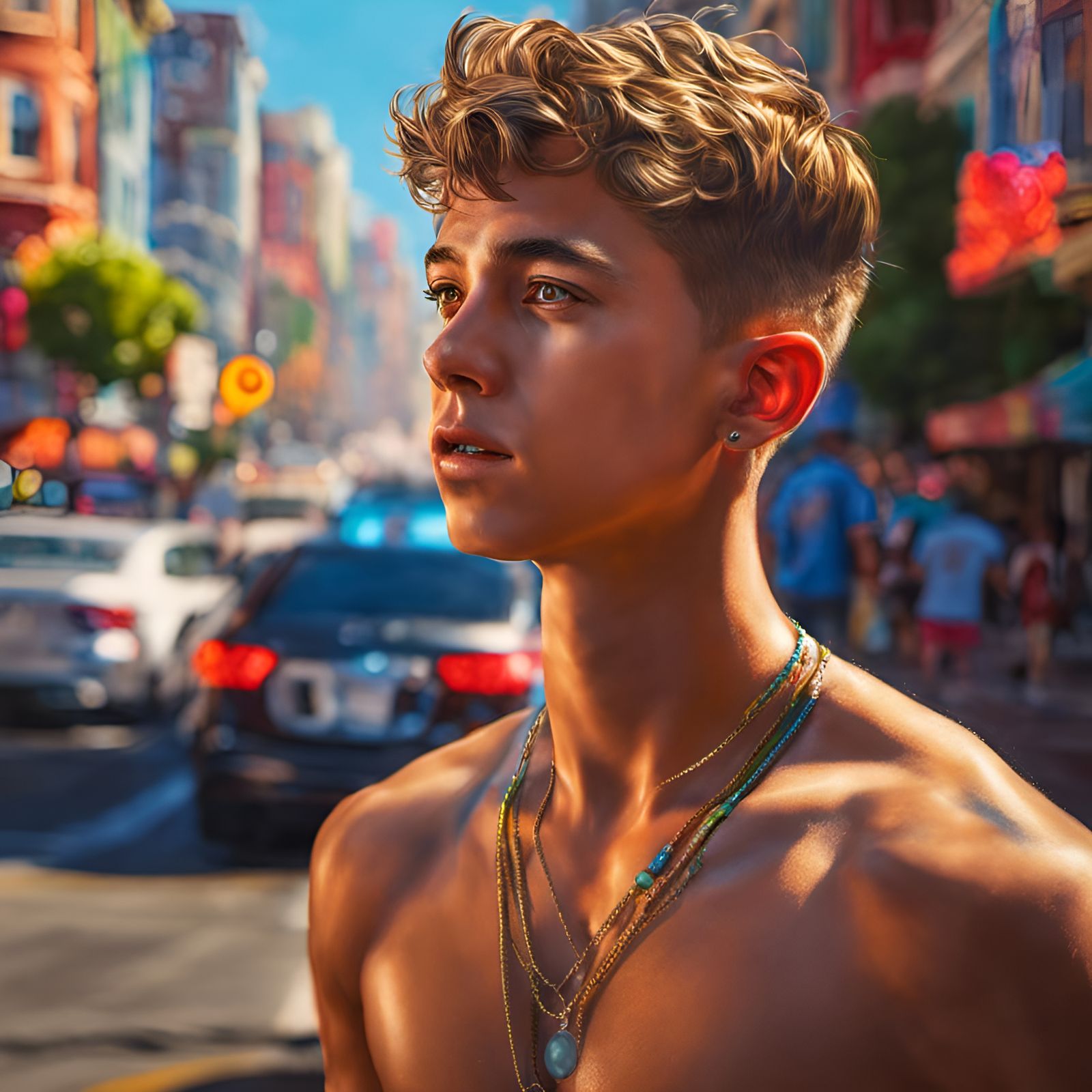 gay young man in the streets of San Francisco (3)