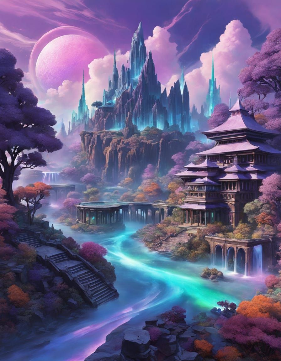 atlantisite, sparse composition, smoky