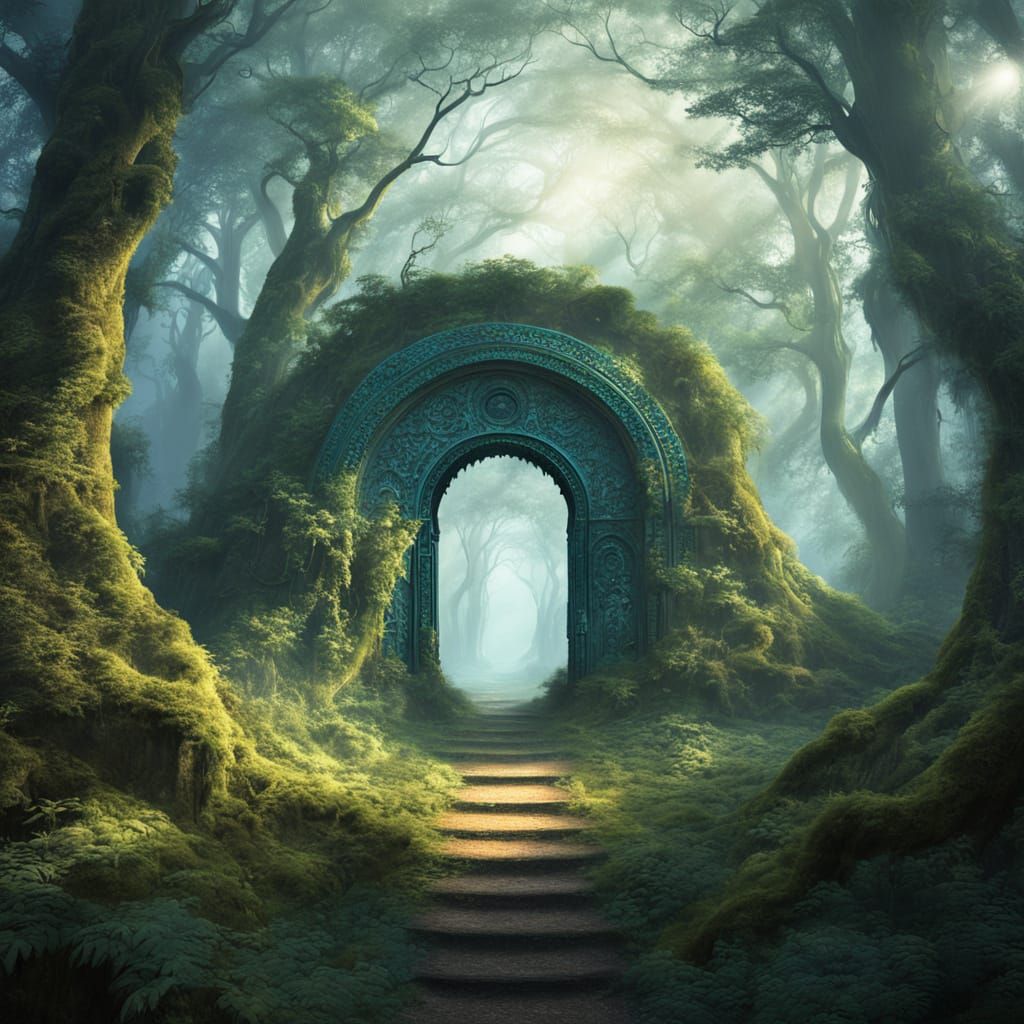 Ancient Portal to Ethereal Forest